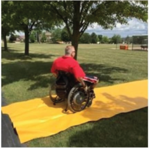 Specialty Plastic Fabricators Portable Path for handicap accessibility