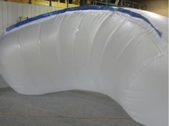 Specialty Plastic Fabricators Curved Bag Silo Breather Bag